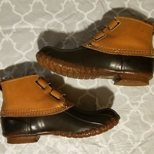 Vintage double Velcro Bean Boots